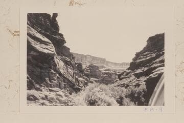 Stillwater Canyon in area of Mile 19.  Mouth of Deadhorse Canyon?