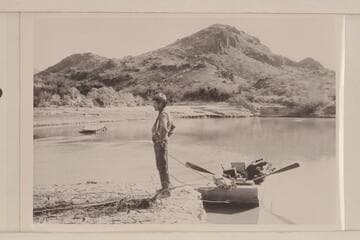 Hill where Chemehuevi killed a prospector.  Colorado River