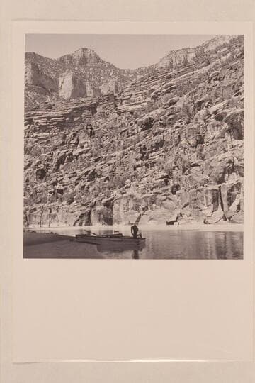 Downstream in Whirlpool Canyon from below Damsite.  Near Mile 220