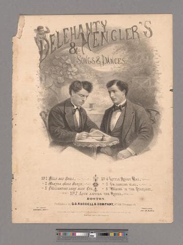 Love among the roses / words by W. H. Delahanty ; music by E. N. Catlin