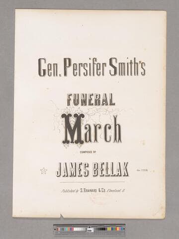 Gen. Persifer Smith's funeral march: op: 1268 / composed by James Bellak