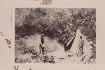 Camp No. 10 of Galloway-Stone party, Mile 238.7 right bank