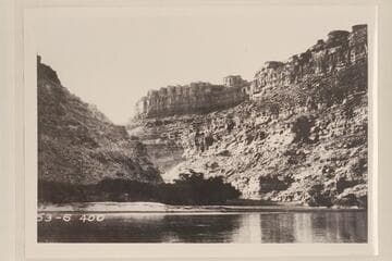 Into the mouth of the Green River from the Colorado