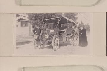 The Zahn Franklin car which they rigged for camping and took to the Zahn placers on the San Juan in 1916