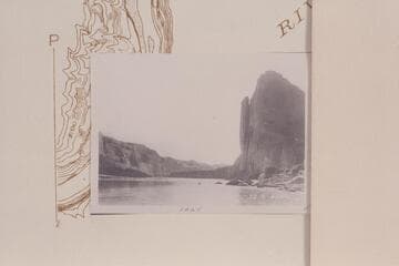 Down to mouth of Crevice Canyon from Mile 76.2