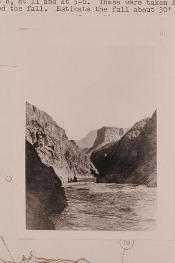 Up from foot of Sockdologer Rapid from about Mile 79