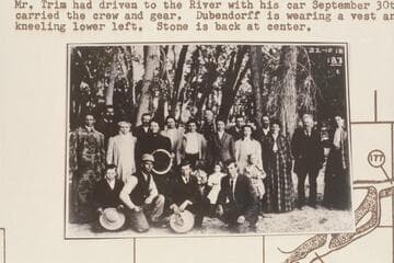 The Vernal folk who came to Alhandra Ferry to see the Galloway-Stone party depart