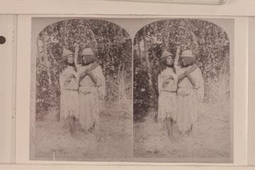 [print from a stereo] Moapa Paiute.  Jim-mi-jim-mi and Pi-ka-whi