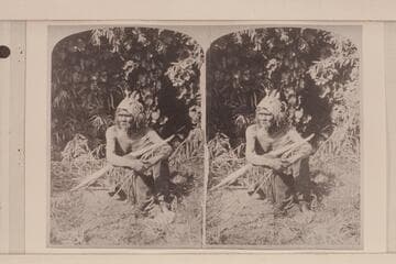 [print from a stereo] E-nu-ints-i-gaip, One of the Ancients