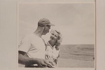 Norm Nevills and Ferris Dodge near end of Hell's Canyon run