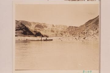 Down Grand Canyon from head of Chuar Rapid