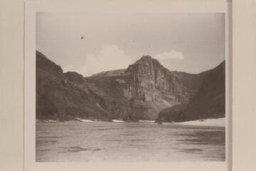 Lava flows below Vulcan Rapid