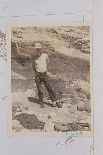 Frank Swain at Clear Creek