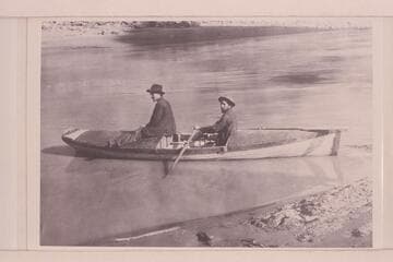 Monett and Russell on the "Utah" at Pipe Creek