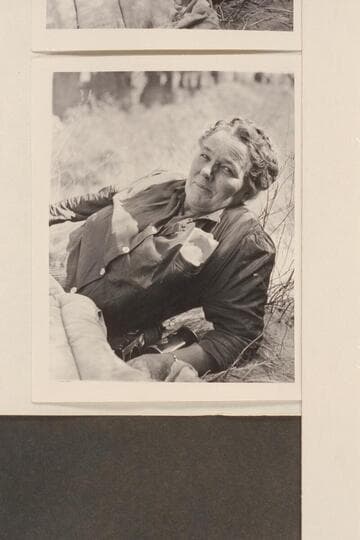 Mrs. James Bundy ("Granma") who walked down the trail at Whitmore to greet the motor crew