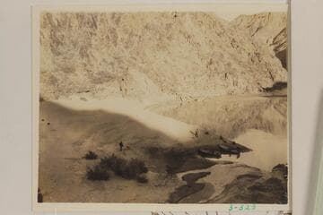 Camp site of Aug. 5-6, 1934 at head of Virgin Canyon