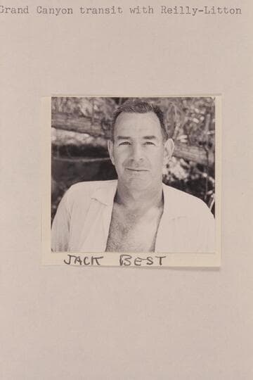 Jack Best.  1962 Grand Canyon transit with Reilly-Litton