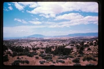 Across Escalante Canyon to Navajo Mountain and 50 Mile Mountain