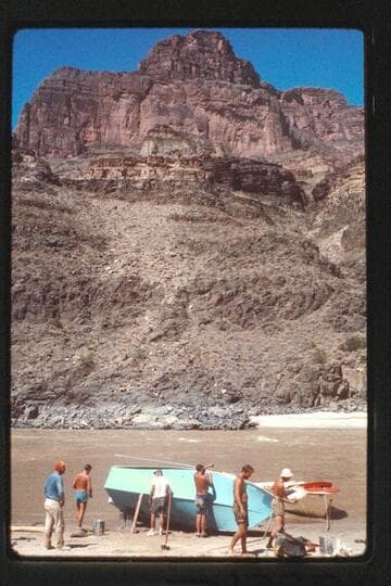 "Wee Yellow" in drydock, Mile 132