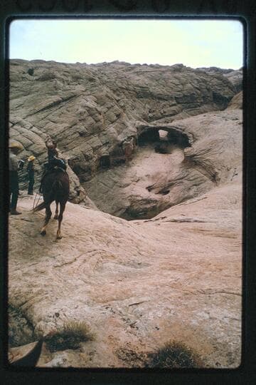 Natural bridge tributary, Halls Creek above Baker's Ranch