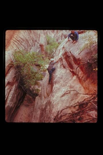 Climb out of joint, route out of Anasazi Canyon
