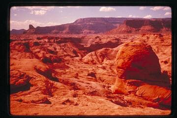 Down canyon at Mile 74 to Fifty Mile Mountain and Sixty Mile Point