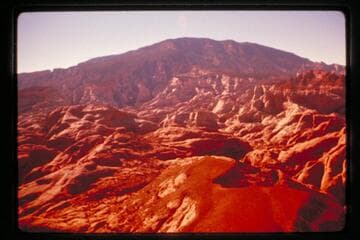 Upper end of Mesa 4640, Lehi Canyon, Surprise Valley