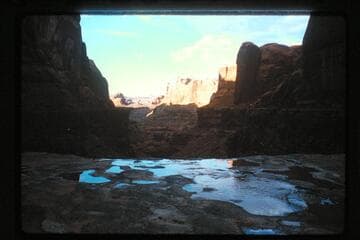 Out of Nasja Creek at dropoff