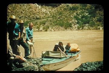 "Esmeralda II" above Vulcan Rapid