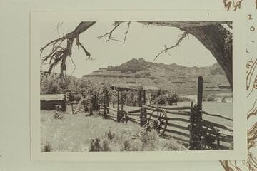 Fence and shop at McPherson