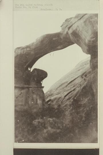 The Owl Canyon Natural Bridge