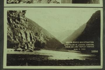 Green River Investigation:  Upstream in Ladore Canyon from below Triplet Rapids
