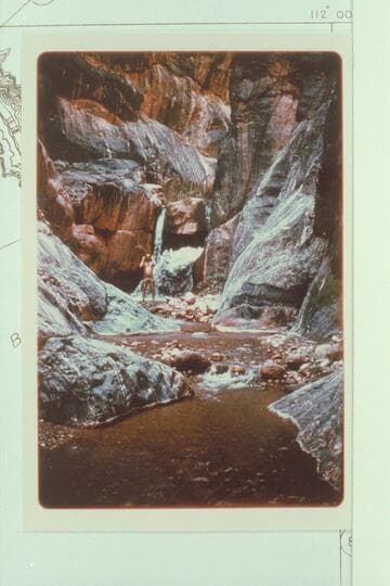 Ulrich Martins at the fall in Clear Creek