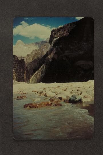 Upstream view at Granite Falls