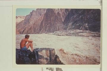 Buzz Belknap looking over Horn Creek Rapid