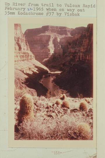 Upriver from trail to Vulcan Rapid when on way out