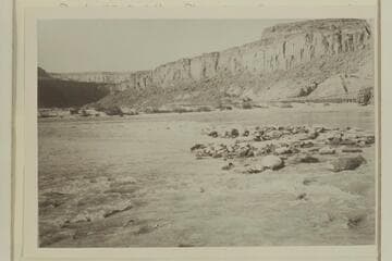 Good Hope mining operation, mile 145, Glen Canyon