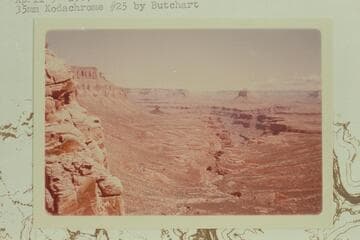 Volcanic plug, Boysag Point, Mt. Sinyala.  From the passage through the Coconino in Beaver Canyon