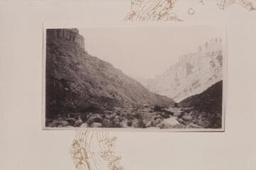 Looking down Gypsum Canyon at Rapid #30