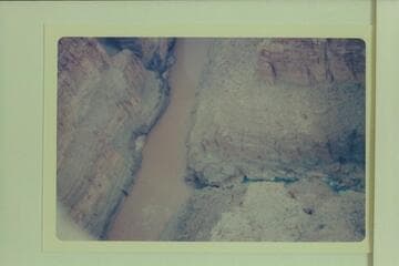 Mouth of Havasu Canyon from top of redwall formation
