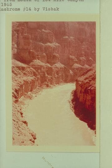 Upriver from mouth of 164 Mile Canyon