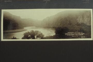 Green River Investigation:  Downstream in Desolation Canyon, 1/4 Mile above Temple Canyon