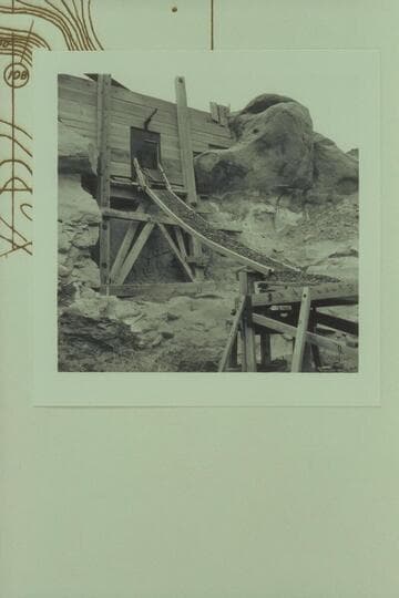 Placer equipment at left bank below Little Valley Pump Station