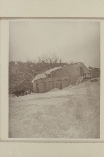 Navajo Mountain Trading Post in the snow