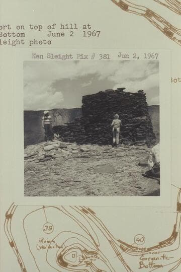 The fort on top of hill at Fort Bottom