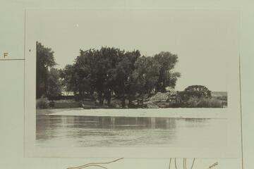 Diversion Dam and Water Wheel at Mile 125.8; Green River