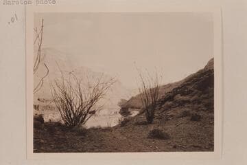 Downriver view from the bench on the right bank just above the mouth of Spring Canyon