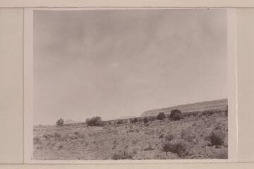 Diamond Butte (?), the Hurricane Fault from the road north of the town of Mt. Turnbull