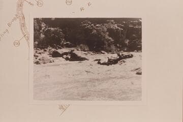 Hatch outfit in Hells Half Mile.  Copy of color print loaned by Avvon Hughel, who is riding in the bow