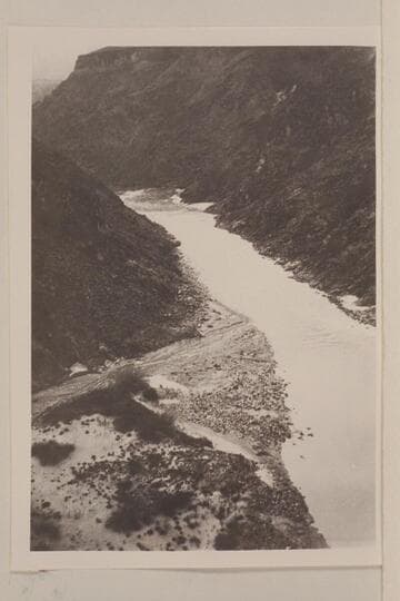 Down-river view of Granite Spring Rapid, Mile 220.5